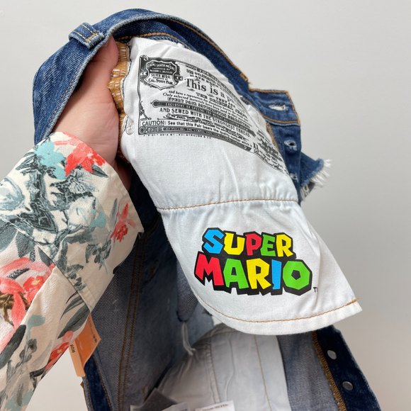 NWT Limited Edition Super Mario Levi's 501 High Rise Button Fly Cutoff Shorts - Picture 8 of 9